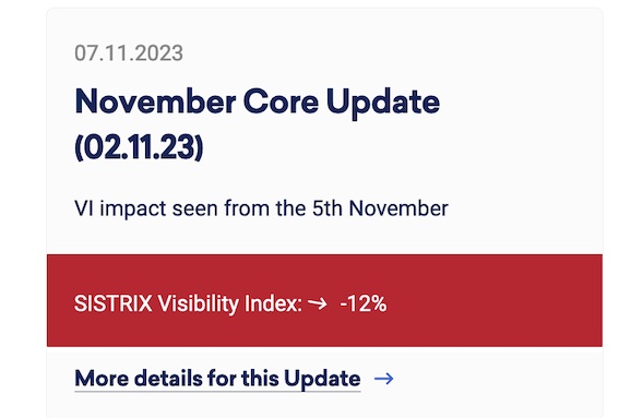 Sistrix's Google Updates page.