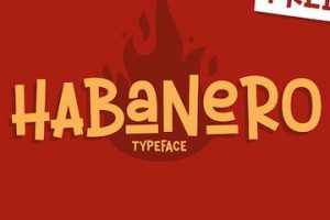 Screenshot of Habanero font