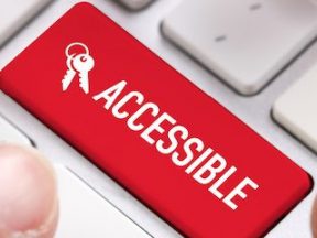 Illustration of the word "Accessible" on a keyboard