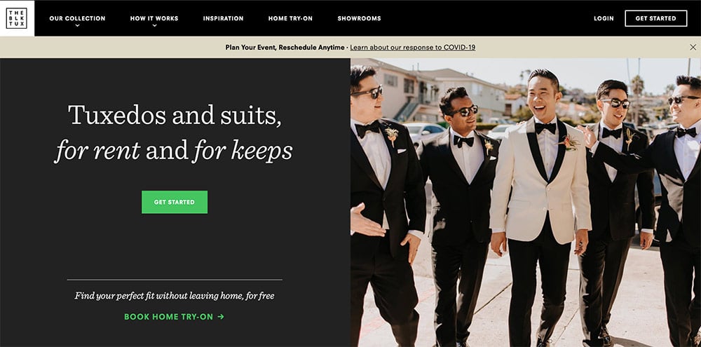 The Black Tux's home page