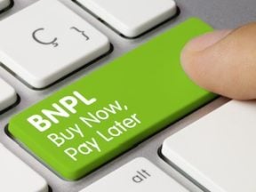 Computer keyword with a key reading "Buy now pay later"