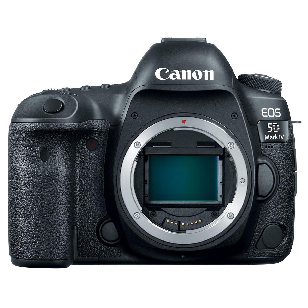 Photo from Amazon of a Canon EOS 5D Mark IV camera.