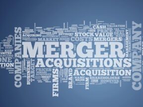 Word cloud around "Mergers and acquisitions"