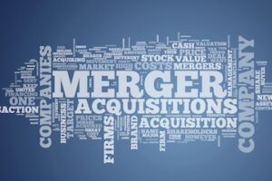 Word cloud around "Mergers and acquisitions"