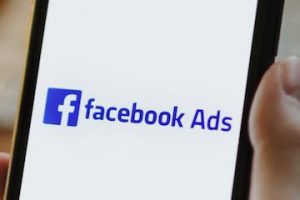 Screenshot of a smarphone screen with "Facebook Ads" logo