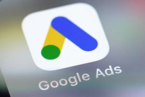 Screenshot of Google Ads icon on a smartphone