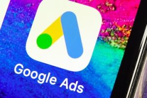 Google Ads app icon on a smartphone screen