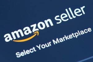 Screenshot of an Amazon page with the header "Amazon seller"