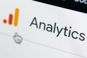 Google Analytics screencapture from a phone