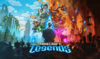 Ilustrações principais do Minecraft Legends