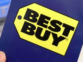 Best Buy logo of a in-store tag