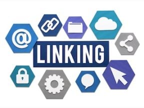 Illustration using the word "Linking"