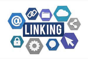 Illustration using the word "Linking"