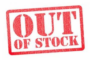 Illustration of a stamp reading "Out of Stock"