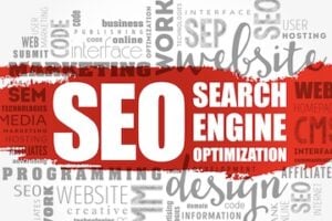 Word cloud for "SEO"