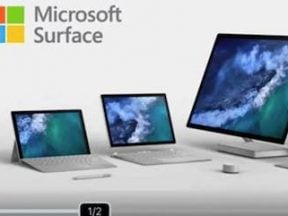 Screenshot of Microsoft Surface ad from BeOp