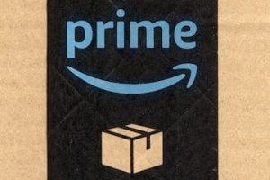 Image of a Prime logo on a shipping box