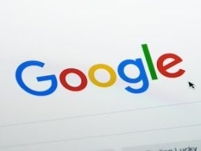 Google logo on a computer screen